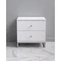 Тумба прикроватная Johny Wood, ЛДСП, с ящиками, ножки серебряные