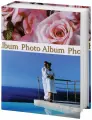 Фотоальбом семейный/свадебный/детский на 304 фотографии 10x15 см Романтика, твердая обложка, голубой с розовым, Brauberg, 390675