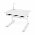 Cтол письменный парта для школьника Ergokids Compas TH-308 белый/серый