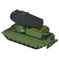 Военная машина игрушечная БМП НП-01 с ракетной установкой, пластик, 21,51112см, нордпласт