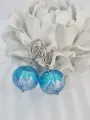 Серьги ARTEBALENO, стекло, голубой, серебряный