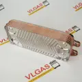 Вторичный теплообменник ГВС ITM для котла Protherm Протерм Гепард Пантера Panther, Vaillant Вайлант AtmoTEC TurboTEC 12 пластин