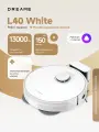 Робот-пылесос Dreame Bot L40 White, для сухой и влажной уборки, с док-станцией, белый