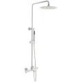 05382-4 KAISER Serio Душевая система с термостатом (стац. лейка Ø250), латунь, White matt