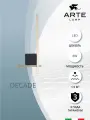 Декоративная подсветка Arte Lamp DECADE A2127AP-8BK LED черный