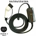 Зарядная станция устройство для электромобиля Type2 8А-16А 5метров 220В