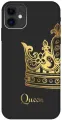 Силиконовый чехол на Apple iPhone 11 / Эпл Айфон 11 с рисунком True Queen Soft Touch черный