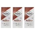 Кофе молотый Poetti, Daily Arabica, натуральный жареный, 250 гр, 3 шт