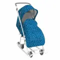 Cанки-коляска Ника Наши Детки складные, с регулируемой спинкой, Принт Динозаврики