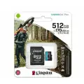 Карта памяти Kingston Canvas Go! Plus microSDXC 512 ГБ [SDCG3/512GB]
