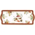 Блюдо Easy Life 35х15 см, Грибы и листья, Autumn Breeze, фарфор P, белое (EL-R1109/AUBR
