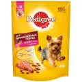 Сухой полнорационный корм PEDIGREE для взрослых собак миниатюрных пород, с говядиной, 12 шт по 600 г