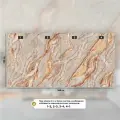 Гибкий мрамор Бежевый бриз полотно №4; 1420х2850 ; 4,047 кв. м.