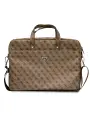 Guess для ноутбуков 15-16 сумка 4G Bag with Triangle metal logo Brown
