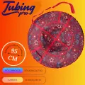 Ватрушка тюбинг детский 95 см, TubingPro Премиум Звезды Red