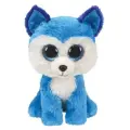 Мягкая игрушка TY Принц хаски, 15 см, голубой