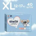 Трусики-подгузники детские XL (12-17кг) 40шт Comfydry айвиби AIWIBI