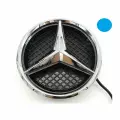 Эмблема на решетку для Mercedes синяя подсветка