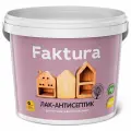 Лак-антисептик интерьерный Faktura шелковисто-матовый (2,7л) орех