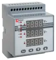 Вольтметр EKF / ЕКФ PROxima VD-G33 цифровой, трехфазный, на DIN, серый, 88×72мм / измерительный инструмент