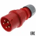 Вилка кабельная 3Р+N+E 32А 415В IP44 PCE 025-6