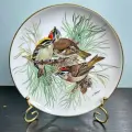 Настенная тарелка, птицы Sommergoldhahnchen от бренда Tirschenreuth