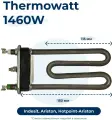 Тэн, нагреватель для стиральной машины 1460W 150 мм 3406169