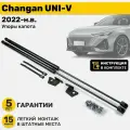 Газовые амортизаторы (упоры) капота Changan UNI-V (2022-н. в.), стойки кузова 2 шт, газлифт крышки чанган юни в
