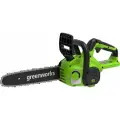 Цепная пила аккумуляторная GreenWorks G24CS25, 24V, 25см, c 1хАКБ 8Ач и ЗУ (2007707UH)
