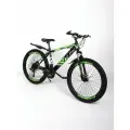 Велосипед подростковый горный RAYERIC Колёса 24 21 скорость, черно-зеленый