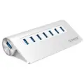 USB-концентратор разветвитель Orico (ORICO-M3H7-SV), серебристый