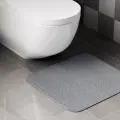 Коврик для туалета Swensa Slot 50x50 см цвет серый