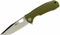 Нож Honey Badger Tanto D2 L HB1402 с зеленой рукоятью
