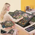 Коврик-стол для пазлов с ящиками, Органайзер для пазлов