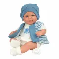 Кукла реборн 35 см Испания ARIAS, мягкая с виниловыми, силиконовыми конечностями, реалистичная, младенец, пупс, со звуком, смеется