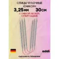 Спицы чулочные гибкие, супергладкие, addiCraSyTrio Unicorn Lace Long N3,25, 30 см