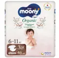 Подгузники Moony Natural, 46 штук, для детей 6-11 кг