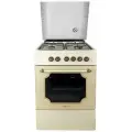 Газовая плита VESTA Valencia VGE 10-E с электрической духовкой, объем 65 л, бежевый