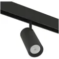 Трековый светодиодный магнитный светильник SPOT MAGNETIC S15 48V 12W 24° CRI90 OSRAM 4000K | Черный корпус D45х100 mm