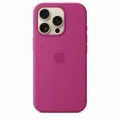 Чехол оригинальный для Apple iPhone 16 Pro Silicone Case Fuchsia, с поддержкой беспроводной зарядки, фуксия