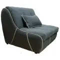 Кресло-кровать Relax Рио аккордеон 0.8 сине-серое 95х105х90 см