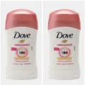 Антиперспирант-дезодорант Dove стик Нежность лепестков Невидимый 2шт х 40 мл