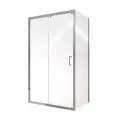 Душевой уголок Ceruttispa Gloria 120 без поддона, стеклянный, 118x78, прямоугольный, раздвижной, итальянский