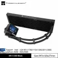 Система жидкостного охлаждения Thermalright Mjolnir Vision 360 X Black без вентиляторов в комплекте