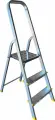 Стремянка с анодированным покрытием Alumet серии АРА 3 ступени, рабочая высота 2.6 м, нагрузка 150 кг.