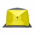 Палатка зимняя утепл. Куб ЛОНГ-2 желтый/серый (PR-WFS-2L-YG) PREMIER