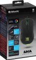 Мышь Defender игровая Arga GM-049 черн, радуж,6кн,3600dpi,+ковер (52049)