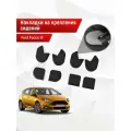 Накладки на крепления сидений для Ford Focus/ Форд Фокус 3 2011-2019 АБС пластик