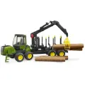 Брудер, Трактор John Deere 1210E с прицепом и аксессуарами, Bruder