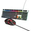 Клавиатура и мышь Kakusiga серии KSC-862 Yeying с подсветкой / Черный